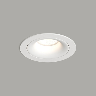 Светильник встраиваемый 10,6*10,6*4 см, вр 9,5 см, 1*GU10*50W, Denkirs Roto DK2120-WH, белый