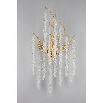 Бра 16*40*60 см, 3*G9, 5W, Aployt PAULINA APL.848.01.03, золотой