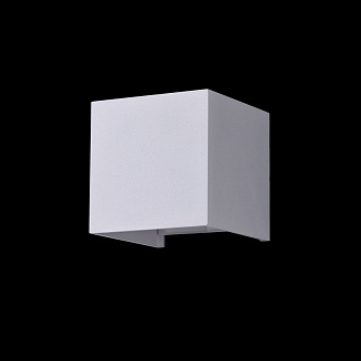 Уличный настенный светильник 10 см Maytoni Fulton O572WL-L6W, белый/матовый
