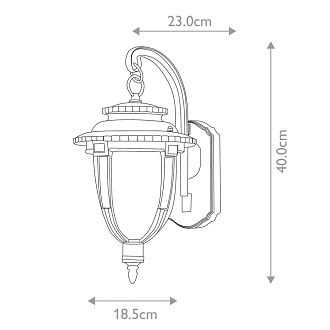 Настенный фонарь Elstead Exterior, Арт. STL2-M-WB