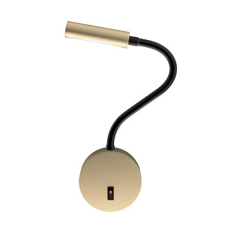 Настенное светодиодное бра Maytoni Stem C035WL-L3MG3K, 3W LED, 3000K, матовое золото