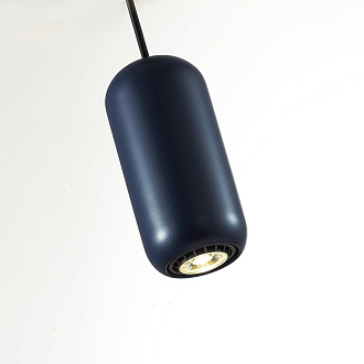 Подвес 7,6*7,6*120 см, 1 GU10*4W, Odeon Light Cocoon, черный 5060/1C