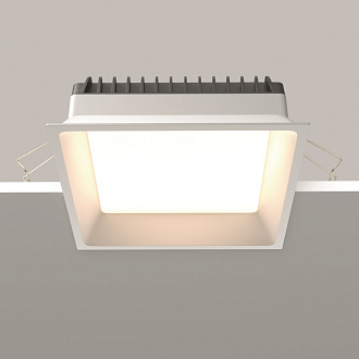 Светильник 17 см, 24W, 3000-6000K, DL056-24W3-4-6K-W, белый, вр 16,1*16,1 см