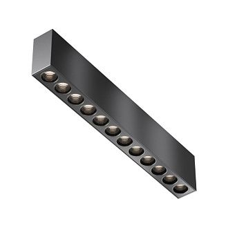 Потолочный светильник 25 см, 20W, 3000-6000K, Maytoni Points C066CL-20W3-6K-B, черный