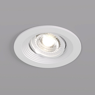 Светильник встраиваемый 10*10*3,2 см, вр 7,5 см, 1*GU5.3*10W, Denkirs Tisted DK3029-WH, белый