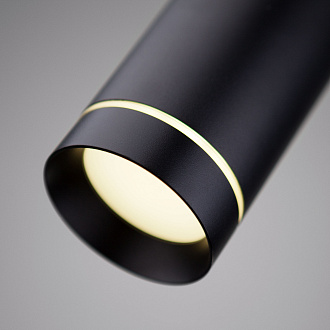 Подвесной светильник LED 12W, 3000 К, 9*9*30 см, черный, Elektrostandard Topper DLR023