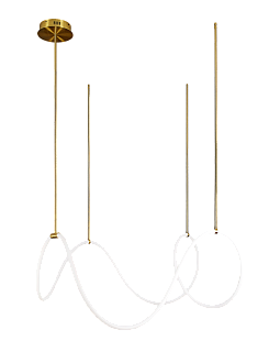 Люстра L1100 x H500, мм, 42W 4000K, BRASS(Латунь) NewRgy KT876-DW-110 BRASS
