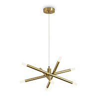 Светильник 58 см, 20W, 3000K, Freya Wands FR6130PL-L24B, латунь