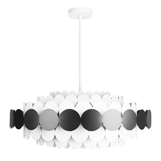 Подвесной светильник 82*32 см, 9*E14*40W LOFT IT Juicy 10310/M Black черный, белый