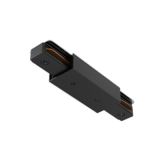 Прямой коннектор питания с вводом питания Maytoni Unity Technical TRA001CB-11B черный