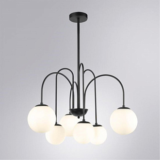 Люстра 75*63 см, 6*E14*40W  Arte Lamp Mebsuta A1675LM-6BK черный