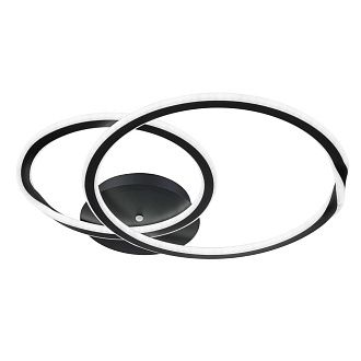 Люстра 50*42*7- см, 1*LED*93W, 3000-6500K, Arte Lamp Marsic A2211PL-48BK, Черный