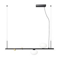 Подвесной светильник 95*14*313,5 см, 2*G9, 3000К, Maytoni Inversio MOD350PL-02BBS черный