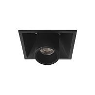 Встраиваемый светильник 9*9*9 см, 1*LED*10W 4000K LOFT IT Lens 10322/B Black черный, вр 8,5 см