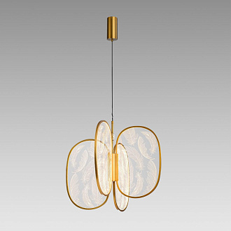 Подвесной светильник 50*180 см, 1 LED*53W, 3000 К, Odeon Light Piuma, античная бронза 6664/53L
