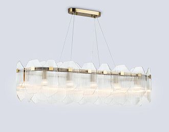 Подвесной светильник 100*34*27- см, 12*E14*40W, K, Ambrella Light High Light LH31255, латунь