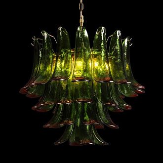 Подвесная люстра 60 см, Loft IT Lilou 10600/600 Green red, бронза