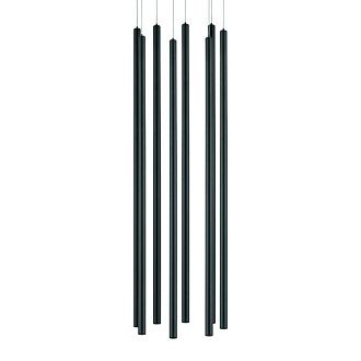 Подвесная люстра *34*81-161 см, *LED*40W, 3000K, Lightstar Tubo L8T747437, черный