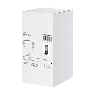 Ландшафтный светильник 15*15*-80 см, 1*E27*40W Voltega  VGL7223FL-01B, Черный