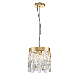 Подвесной светильник 200*200*360/1160 мм, 2*E14 золото Indigo Anna V000384, 12029/2P Gold