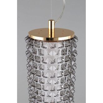 Подвесной светильник 15*105-210 см, 1*LED, 29W, 3000K, Aployt Ozann APL.331.16.29, золотой
