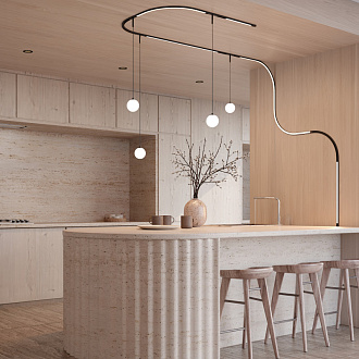 Светильник на шине 62*1,4*4539,2 см, LED, 3000-6000К, Maytoni Technical BASIS TR173-1-16WTW-B черный