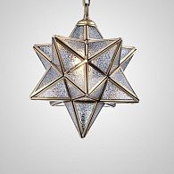 Подвесной светильник Star Effervescent D28 28*28*30 см, 1*E27*60W, ImperiumLoft 40.225, Золотистый