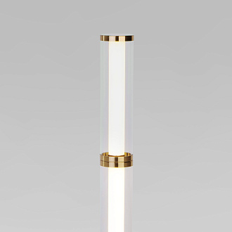 Настольный светодиодный светильник 15*15*48,5 см, *LED, 11W, 3000 Eurosvet Stark 80536/1, латунь