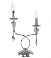 Светильник настольный 28*8*41 см, 2*E14 40W Хром Stilfort Grace 1053/09/02T