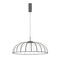 Подвесная люстра 80*195 см, 70W, Favourite Vertex 4285-8P Матовый серый и белый акрил