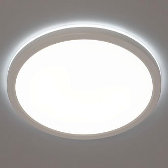 Светильник накладной 30*2,5 см, LED 30W*Мульти Citilux CL738240VL Бейсик Лайн Белый 