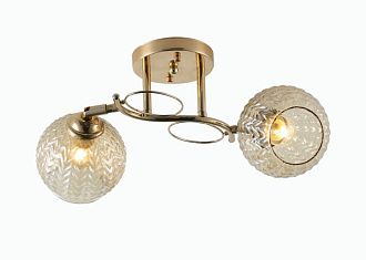 Люстра L430 x W260 x H220, мм, 2*40W (80W), GOLD (Золото) Rilon 06500/2 GOLD