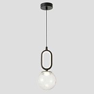Светильник подвесной *12*27-127 см, *LED*10W, 4000K, Crystal Lux Catkin CATKIN SP1.1, Черный