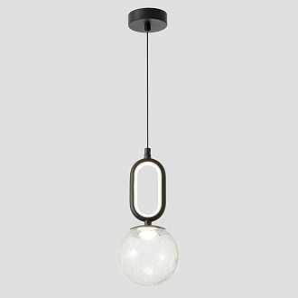 Светильник подвесной *12*27-127 см, *LED*10W, 4000K, Crystal Lux Catkin CATKIN SP1.1, Черный
