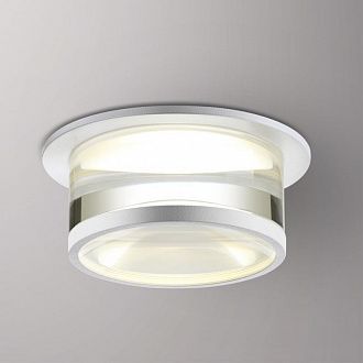 Светильник 10 см, NovoTech GEM 370915, белый, вр 7 см