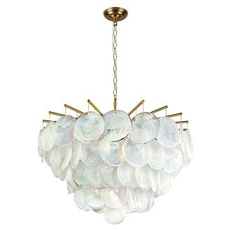 Подвесная люстра 80 см, LOFT IT Lolly 10492/800 Pearl, золото