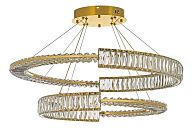 Люстра подвесная *100* см, Led лента*LED*W, K, Arti Lampadari Carini Carini L 1.5.80+100.101 G, золотой