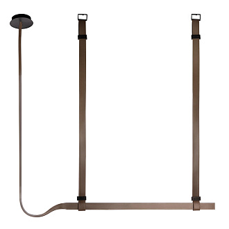 Подвесной светильник 120*5*120 см, 1*LED*48W LOFT IT Strong 10241/1200 коричневый