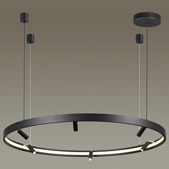 Светильник светодиодный диаметр 100 см, 66W LED, 3000-4000-6000K, Odeon Light HIGHTECH 4317/93L, черный