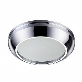 Встраиваемый светильник NOVOTECH DAMLA 370386, GX5.3, хром, вр 6,5 см
