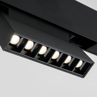 Трековый светодиодный светильник Slim Magnetic HL01 6W 4200K черный 85009/01 Elektrostandard