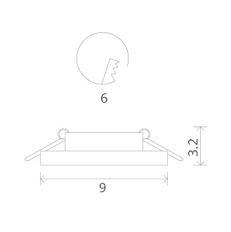 Светильник Arte Lamp A5222PL-1CC белый, стекло, вр 6 см