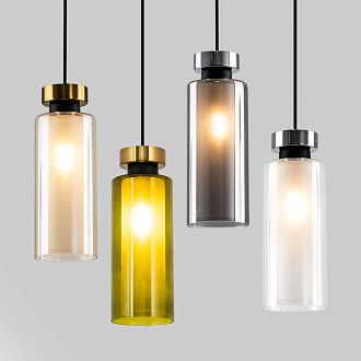 Подвесной светильник 10*27/120 см, 1*Е14 MODEMODERN MD.1187.1 латунь/черный