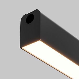 Трековый светильник 32,1*3,35*-5,05 см, *LED*12W, 3000K, Maytoni Technical Basis TR238-1-12W3K-B, Черный