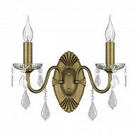 Бра с двумя рожками Lightstar OSGONA CLASSIC 700621, бронза