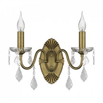Бра с двумя рожками Lightstar OSGONA CLASSIC 700621, бронза