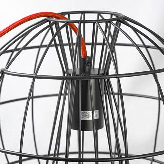 Подвесной светильник Lussole GRLSP-9933, диаметр 29 см, черный