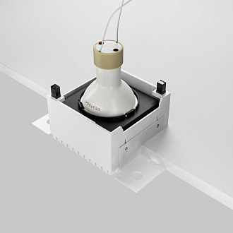 Светильник 13 см, Maytoni Downlight Share DL051-01-GU10-SQ-WB, черный, вр 8 см