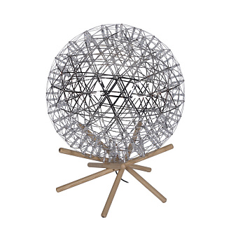 Светодиодный торшер 61 см, 48W, 3000K LOFT IT Raimond 9027-61F хром, дерево