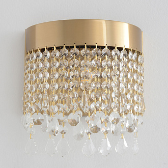 Бра 26 см, Crystal Lux AQUA AP1, латунь